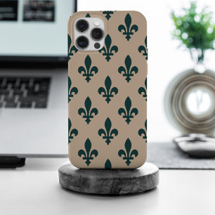 (紋章の)フラ・ダ・リパター王室のンフランスの、クリームに緑 iPhone 15 PRO MAXケース