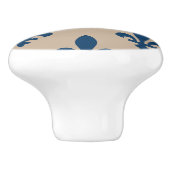 （紋章の）フラ・ダ・リパター王室のンフランスの、クリーム色 セラミックノブ (側面)