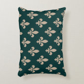 （紋章の）フラ・ダ・リパター王室のンフランスの、クリーム アクセントクッション (正面(垂直))