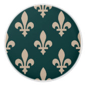 （紋章の）フラ・ダ・リパター王室のンフランスの、クリーム セラミックノブ (正面)