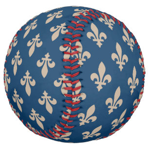 （紋章の）フラ・ダ・リパター王室のンフランスの、クリーム（青） ソフトボール