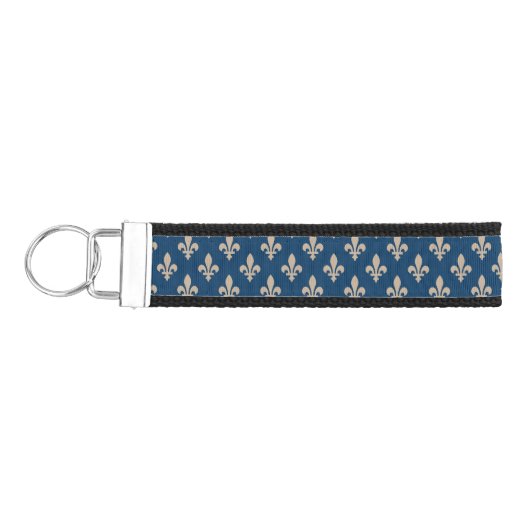 （紋章の）フラ・ダ・リパター王室のンフランスの、クリーム（青） リストバンドキーホルダー (鍵左)