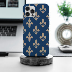 (紋章の)フラ・ダ・リパター王室のンフランスの、クリーム(青) iPhone 15 PRO MAXケース