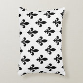 （紋章の）フラ・ダ・リパター王室のン、白フランスの色（黒） アクセントクッション (正面(垂直))