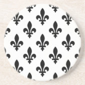 （紋章の）フラ・ダ・リパター王室のン、白フランスの色（黒） コースター (正面)