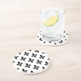 （紋章の）フラ・ダ・リパター王室のン、白フランスの色（黒） コースター