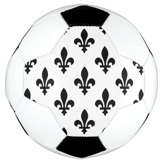 （紋章の）フラ・ダ・リパター王室のン、白フランスの色（黒） サッカーボール (正面)