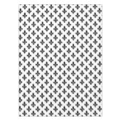 （紋章の）フラ・ダ・リパター王室のン、白フランスの色（黒） テーブルクロス (正面)