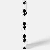 (紋章の)フラ・ダ・リパター王室のン、白フランスの色(黒) Case-Mate iPhoneケース (裏面 / 右)