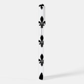 （紋章の）フラ・ダ・リパター王室のン、白フランスの色（黒） iPhoneケース (右側面)