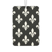 （紋章の）フラ・ダ・リパター王室のン、白（黒） カーエアーフレッシュナー (裏面)