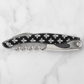 （紋章の）フラ・ダ・リパター王室のン、白（黒） ソムリエナイフ (裏面)