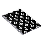 （紋章の）フラ・ダ・リパター王室のン、白（黒） ノートブック (右側)