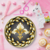 (紋章の)フラ・ダ・リパーティー商品紙プレート ペーパープレート (パーティー)