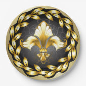 (紋章の)フラ・ダ・リパーティー商品紙プレート ペーパープレート (正面)