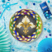 (紋章の)フラ・ダ・リパーティー商品紙プレート ペーパープレート (パーティー)