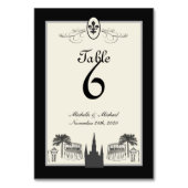 (紋章の)フラ・ダ・リファンシーニューオーリンズシーン テーブルナンバー (裏面)