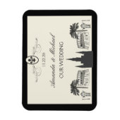 (紋章の)フラ・ダ・リファンシーニューオーリンズシーン マグネット (縦)