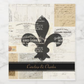 (紋章の)フラ・ダ・リフランスのヴィンテージ結婚ボトルラベル ワインラベル (シングルラベル)