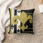 （紋章の）フラ・ダ・リブラックと金ゴールド装飾用クッションfrom art クッション (ブランケット)