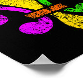 (紋章の)フラ・ダ・リマルディグラおもしろいストップニューオーリンズウォーム ポスター (角)