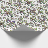 （紋章の）フラ・ダ・リマルディグラスビベス ラッピングペーパー (角)