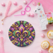 （紋章の）フラ・ダ・リマルディグラ ペーパープレート (パーティー)