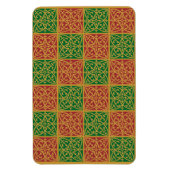 （紋章の）フラ・ダ・リレッドグリーンホリデーマグネット マグネット (縦)