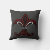 (紋章の)フラ・ダ・リレッド/シルバー クッション (裏面)