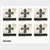 （紋章の）フラ・ダ・リヴィンテージフランスの結婚式用シール スクエアシール (シート)