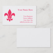 (紋章の)フラ・ダ・リ名刺 名刺 (正面/裏面)