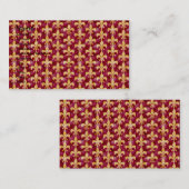 （紋章の）フラ・ダ・リ名刺 名刺 (正面/裏面)