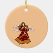 （紋章の）フラ・ダ・リ天使 セラミックオーナメント (裏面)