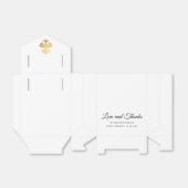 （紋章の）フラ・ダ・リ感謝してい愛金ゴールド結婚の フェイバーボックス (折り畳みなし)