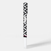 （紋章の）フラ・ダ・リ永遠パターンモノグラム – 黒 Case-Mate iPhoneケース (裏面 / 右)