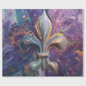 （紋章の）フラ・ダ・リ液注 ラッピングペーパー (フラット)