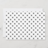 (紋章の)フラ・ダ・リ結婚式招待状 招待状 (裏面)