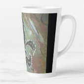 （紋章の）フラ・ダ・リ緑 カフェラテマグ (右)