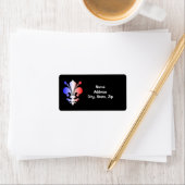 （紋章の）フラ・ダ・リ記号のグラデーション色 ラベル (インサイチュ)