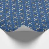 （紋章の）フラ・ダ・リ記号 ラッピングペーパー (角)