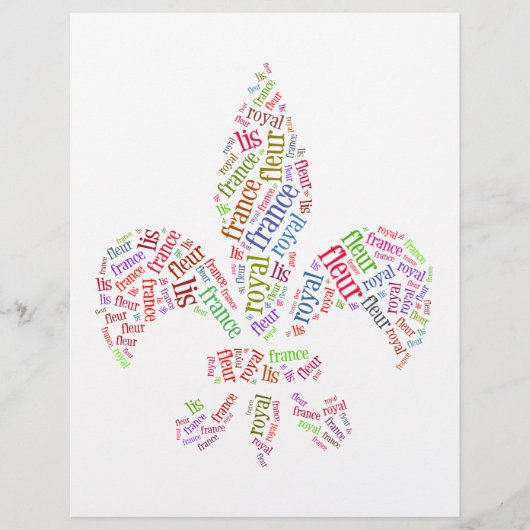 （紋章の）フラ・ダ・リ語記号 チラシ (正面)