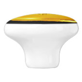 （紋章の）フラ・ダ・リ金ゴールド引き出しプル – SRF セラミックノブ (側面)