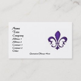 （紋章の）フラ・ダ・リ1 名刺