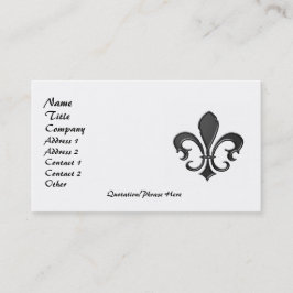 （紋章の）フラ・ダ・リ2 名刺