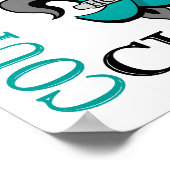 (紋章の)フラ・ダ・リ3卵巣がん ポスター (角)