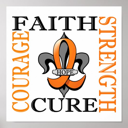 （紋章の）フラ・ダ・リ3白血病 ポスター (正面)