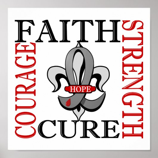 （紋章の）フラ・ダ・リ3糖尿病 ポスター (正面)