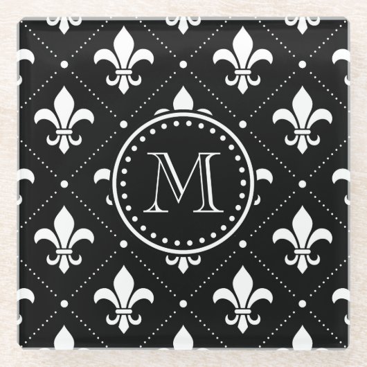 （紋章の）フラ・ダ・リ ガラスコースター (正面)