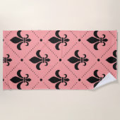 （紋章の）フラ・ダ・リ ビーチタオル (正面)