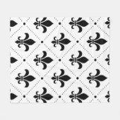 （紋章の）フラ・ダ・リ フリースブランケット (正面(横))